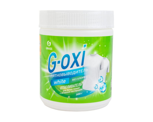 Пятновыводитель-отбеливатель Grass G-Oxi для белых вещей, с активным кислородом, 500 грамм 125755