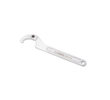 Раздвижной С-образный ключ с фиксатором и крюком под пазовую гайку ROCKFORCE 13-35 мм RF-823035