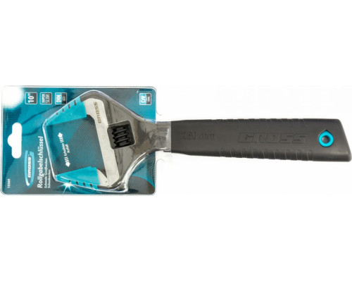 Разводной ключ, 250мм, CrV, тонкие губки, защитные насадки GROSS 15569