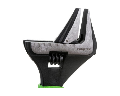 Разводной ключ СИБРТЕХ тонкие губки, фосфатированый, 150 мм 15533