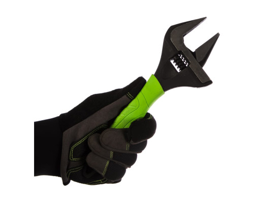 Разводной ключ СИБРТЕХ тонкие губки, фосфатированый, 250 мм 15536