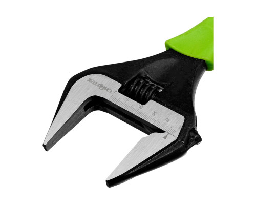 Разводной ключ СИБРТЕХ тонкие губки, фосфатированый, 250 мм 15536