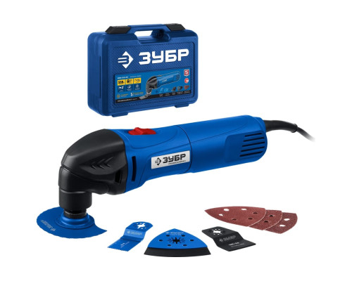 Реноватор с набором насадок ЗУБР Профессионал 550 Вт, кейс МФИ-П550 КН