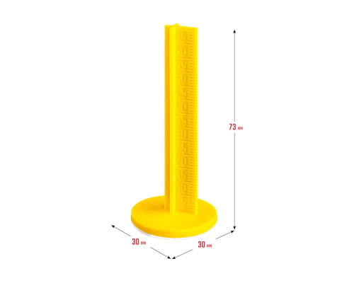 Репер Маяки для пола ЗУБР 70 мм, самоклеящиеся, 20 шт 301616-20