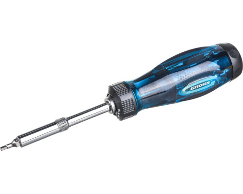 Реверсивная отвертка с удлинителем GROSS 12 шт. 11603