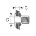 Резьбовые заклепки с насечками ЗУБР Профессионал стальные, стандартный бортик, М6, 500 шт. 31317-06