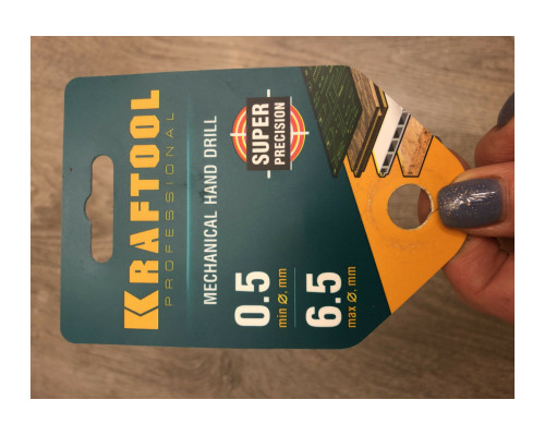 Ручная дрель KRAFTOOL 0,5-6мм 29025