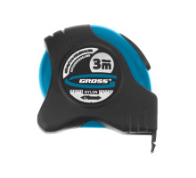 Рулетка 3 м x 19 мм GROSS Schlagfest 31111