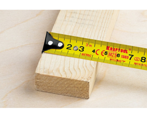 Рулетка KRAFTOOL X-Drive 3м/19мм с ударостойким обрезиненным корпусом 34122-03-19_z02