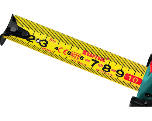 Рулетка KRAFTOOL X-Drive 3м/19мм с ударостойким обрезиненным корпусом 34122-03-19_z02