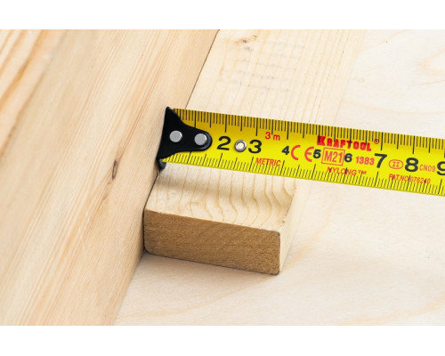 Рулетка KRAFTOOL X-Drive 3м/19мм с ударостойким обрезиненным корпусом 34122-03-19_z02