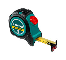 Рулетка с автостопом KRAFTOOL AutoStop 3 м 3412-3-16