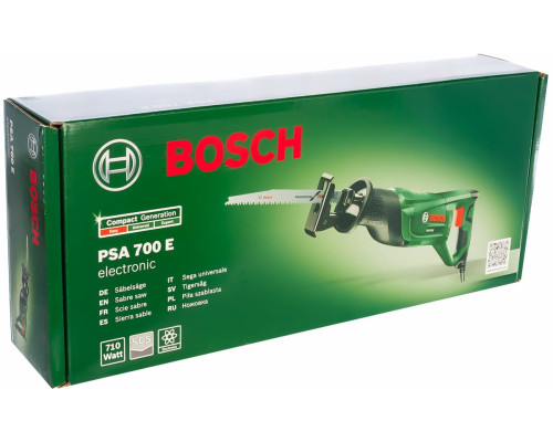 Сабельная электроножовка Bosch PSA 700 E 06033A7020