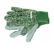 Садовые перчатки PALISAD х/б ткань с ПВХ точкой, манжет, L 67763