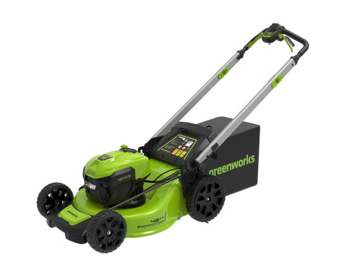 Самоходная бесщеточная аккумуляторная газонокосилка GreenWorks GD40LM48SP 40 В 2517407