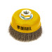 Щетка Чашка (100 мм; М14; витая нержавеющая проволока 0.3 мм) для УШМ DENZEL 746053