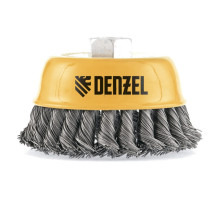 Щетка Чашка (75 мм; М14; крученая нержавеющая проволока 0.5 мм) для УШМ DENZEL 746243