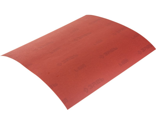 Шлифлист 5 шт. универсальный на бумажной основе (230х280 мм; P1000) Зубр 35520-1000