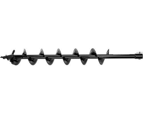 Шнек для грунта ER-100 100х800 мм, соединение 20 мм, съёмный нож Denzel 56006