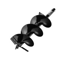 Шнек для грунта ER-200 200х800 мм, соединение 20 мм, съёмный нож Denzel 56008