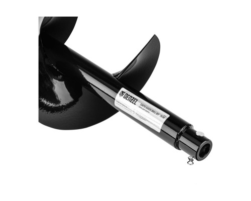 Шнек для грунта ER-200 200х800 мм, соединение 20 мм, съёмный нож Denzel 56008