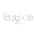 Соединитель механический 8 мм CDC Pneumatics CUC 0806