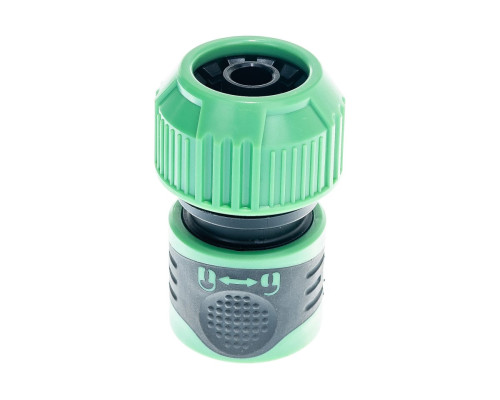 Соединитель универсальный с аквастопом 1/2"-5/8"-3/4" SKRAB 28260