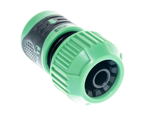 Соединитель универсальный с аквастопом 1/2"-5/8"-3/4" SKRAB 28260