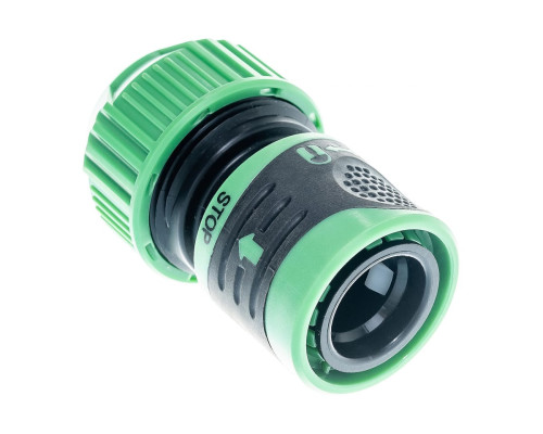 Соединитель универсальный с аквастопом 1/2"-5/8"-3/4" SKRAB 28260