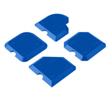 Специальные шпатели для формовки швов ЗУБР Профессионал в наборе 4 шт., 16 профилей 1015-H4