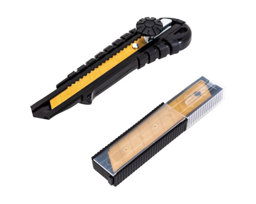 Стальной обрезиненный нож Armero 18 мм + 5 лезвий Tn AR11-184/А511/184