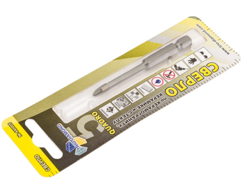 Сверло квадро по керамограниту, керамике и стеклу 5 мм TRIO-DIAMOND 440005