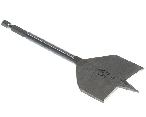 Сверло перовое по дереву (55х152 мм; HEX1/4) MATRIX 70435