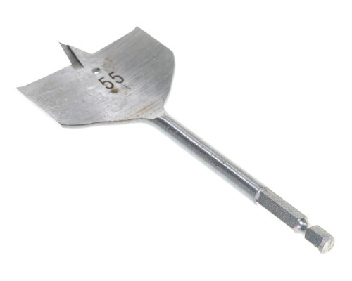 Сверло перовое по дереву (55х152 мм; HEX1/4) MATRIX 70435