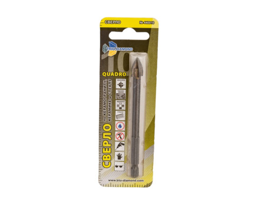 Сверло по керамограниту, керамике и стеклу 10 мм TRIO-DIAMOND 440010