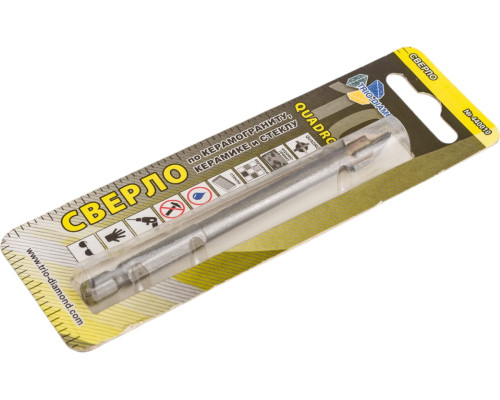 Сверло по керамограниту, керамике и стеклу 10 мм TRIO-DIAMOND 440010