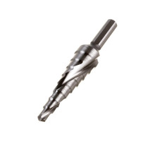 Сверло по металлу ступенчатое SPIRAL 4-12 мм, 70 мм, HSS-Co D.BOR D-SDSP-CO5-04-12-06