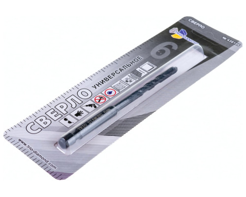 Сверло универсальное 6 мм TRIO-DIAMOND 430106