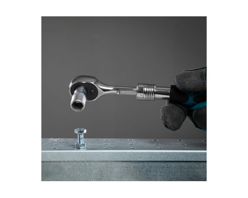 Телескопический трещоточный ключ 1/4" GROSS 14074