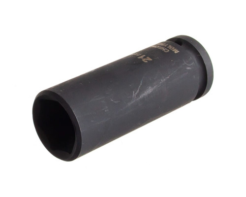 Торцовая головка "INDUSTRIE QUALITAT" ударная, удлиненная, фосфатированная (1/2", FLANK, Cr-Mo, 21 мм) KRAFTOOL 27942-21_z01