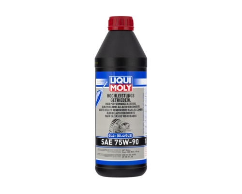 Трансмиссионное масло LIQUI MOLY Hochleistungs-Getrieb синтетическое, 75W-90, GL-4+ ,1 л 4434