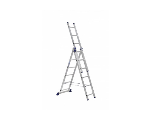 Трехсекционная универсальная алюминиевая лестница Алюмет Серия H3 5306
