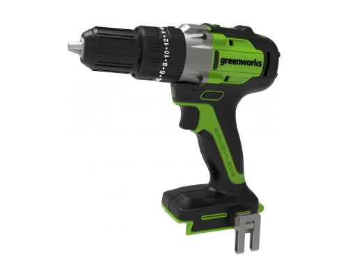 Ударная аккумуляторная дрель-шуруповерт Greenworks GD24DD60 3704107 Ударная аккумуляторная дрель-шуруповерт Greenworks GD24DD60 3704107