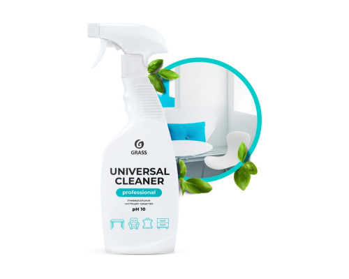Универсальное чистящее средство для уборки GRASS Universal Cleaner Professional 600мл для чистки мягкой мебели ковров 125532 Универсальное чистящее средство для уборки GRASS Universal Cleaner Professional 600мл для чистки мягкой мебели ковров 125532
