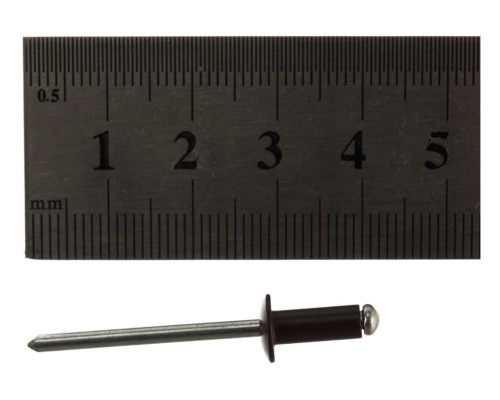 Заклепки RAL 8017 (4.0х10 мм; темно-коричневый) 50 шт. MATRIX 40680