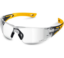 Защитные очки STAYER Mx-9 прозрачные, двухкомпонентные дужки, открытого типа 110490