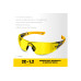 Защитные очки STAYER Mx-9 желтые, двухкомпонентные дужки, открытого типа 110491