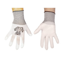 Защитные перчатки для деликатных работ AMIGO покрытие ультратонкий полиуретан, размер L 73012