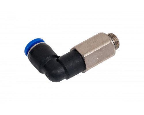 Фитинг CDC Pneumatics L-образ. 6мм с наруж. мет. резьбой G1/8 PLL 06G01