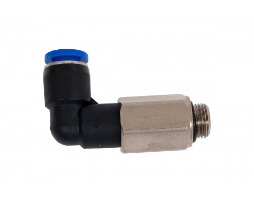Фитинг CDC Pneumatics L-образ. 6мм с наруж. мет. резьбой G1/8 PLL 06G01